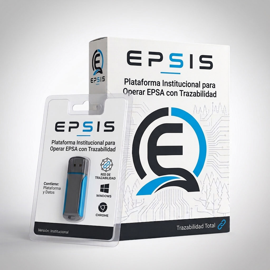 Caja del software EPSIS — Plataforma institucional para operar EPSA con trazabilidad